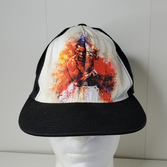 Mohamad Ali Hat Boxing Snapback Hat Baseball Cap GOAT Thrilla Manila Color Bill - Picture 2 of 10